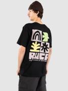 RVCA Mosaic T-paita musta