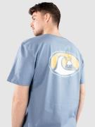 Quiksilver Ev Flower Chaos T-paita sininen