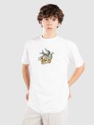 Santa Cruz Sommer Sparrow Front T-paita valkoinen