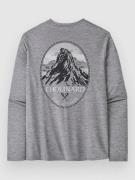 Patagonia Cap Cool Daily Graphic Pitkähihainen T-paita harmaa