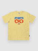 The Dudes Always Never Seasonal T-paita keltainen