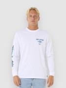 Rip Curl Fade Out Icon Pitkähihainen T-paita valkoinen