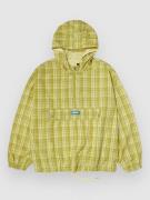 HUF Rivington Plaid Anorakki vihreä