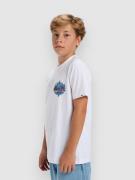 Quiksilver Ev In Flames Kids T-Paita valkoinen