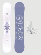 Salomon Lotus+Spell White S 2026 Lumilautapaketti kuviotu