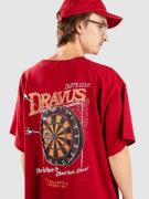 Dravus Darts Club Boxy T-paita punainen