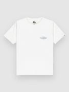 Quiksilver Evo Border Lines Kids T-Paita valkoinen