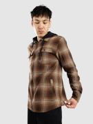Empyre Chancer Hooded Flannel Paita ruskea