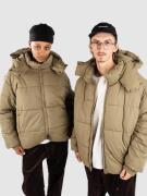 Urban Classics Puffer with Flap Hood Takki vihreä