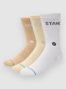 Stance Origin 3Pk Socks valkoinen