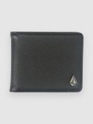 Volcom Single Stone Leather Lompakko musta