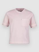 Urban Classics Washed Jersey Boxy Kids T-Paita pinkki