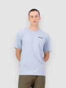 Mons Royale Yonder Merino Organic Cotton Tekninen T-paita sininen