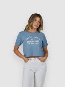 Salty Crew Even Keel Crop T-Shirt sininen