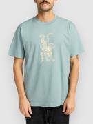 RVCA Balance Tiger T-paita harmaa