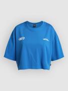 Quiksilver Mercury Americana Crop T-Paita sininen