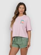 Salty Crew Travel Far Skimmer T-Paita pinkki