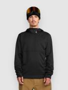 Volcom Gridlock Hooded P/O Fleece Sweater musta