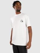 Quiksilver Dna Surf Tee Ss Lycra valkoinen
