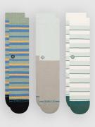 Stance Prep Stripe 3 Pk Socks kuviotu