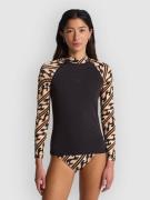 Billabong Tropic Surf Print Pitkähihainen Lycra musta