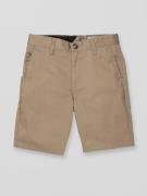 Volcom Frickin Chino Kids Shortsit ruskea
