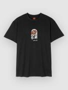 Santa Cruz Delfino Flower Guy T-paita musta