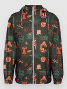 The Dudes European Fantasy Brown Windbreaker kuviotu