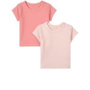 A Happy Brand 2-Pack T-Shirts Pink 62/68 cm