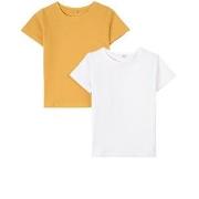 A Happy Brand 2-Pack T-Shirts Yellow 86/92 cm