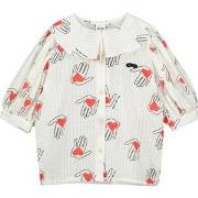 Beau Loves Hold My Heart Print Blouse White 2-3 Years
