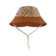 Kuling Liverpool Recycled Rain Hat Brown Leopard 48/50 cm