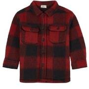 My Little Cozmo Maine Plaid Shirt Jacket Red