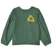 The Animals Observatory Opossum Shirt Green Triangle 4 Years