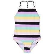 The BRAND Plait Swimsuit Pastel Stripe 92/98 cm