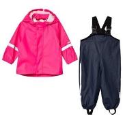 Reima Rain outfit, Tihku Candy pink 74 cm (7-9 Months)