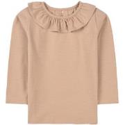 A Happy Brand T-Shirt With Ruffle Collar Sand 86/92 cm
