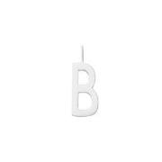 Design Letters Silver Letter Charm 16 mm - B One Size