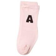 The Animals Observatory Worm Baby Socks Soft Pink 6-12 Months