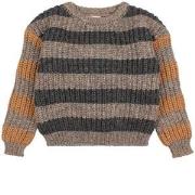 búho Striped Knit Sweater Wood 3 Years