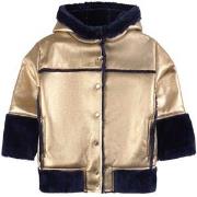 Billieblush Faux Fur Jacket Gold 2 Years