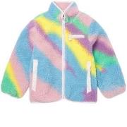 Stella McCartney Kids Fleece Jacket With Tie-dye Effect Multicolor 2 Y...