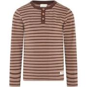 En Fant Striped T-Shirt Chestnut 122 cm