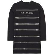 Balmain Logo Dress Black 10 years
