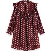 Scotch & Soda Floral Dress Red 6 Years