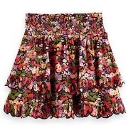 Scotch & Soda Floral Ruffled Skirt Multicolor 4 Years