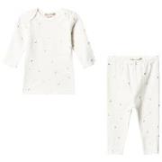 Bonpoint Cherry Pajamas White 1 month