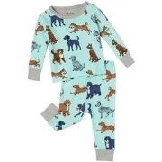 Hatley Printed Pajamas Turquoise 6-9 Months