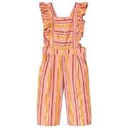 Velveteen Striped Jumpsuit Pink 4 years