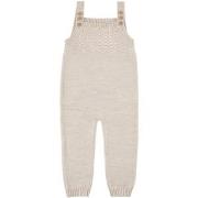 Little Jalo Knitted Overalls Cream 68 cm